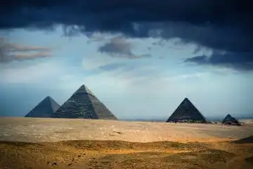 ancient pyramids in Cairo